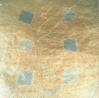 Cuivre Oxydé 206 Aigue marine Carrés 95 x 95 mm