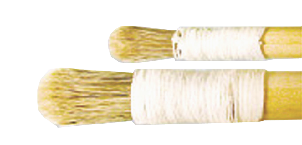 Pinceau à Mixtion 334 RB Soie Ronde Bout Bombé Lié ficelle - N°14 - Dia. 20